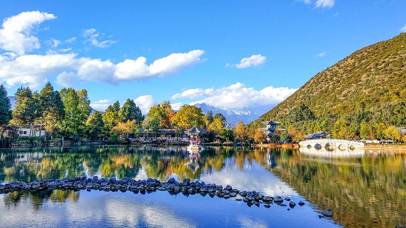 Black Dragon Pool in Lijiang, Yunnan