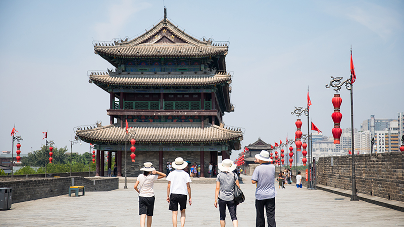 A tower on the Xi'an City Wall