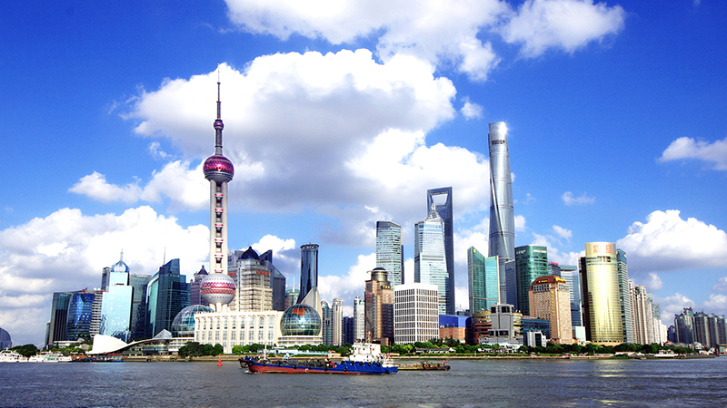 The Bund in Shanghai