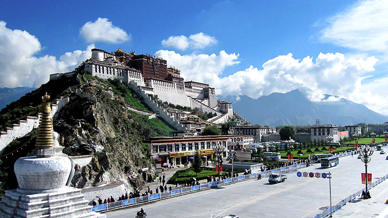 The Potala Palace in Tibet