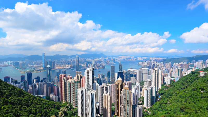 Skyline from Victoria Peak