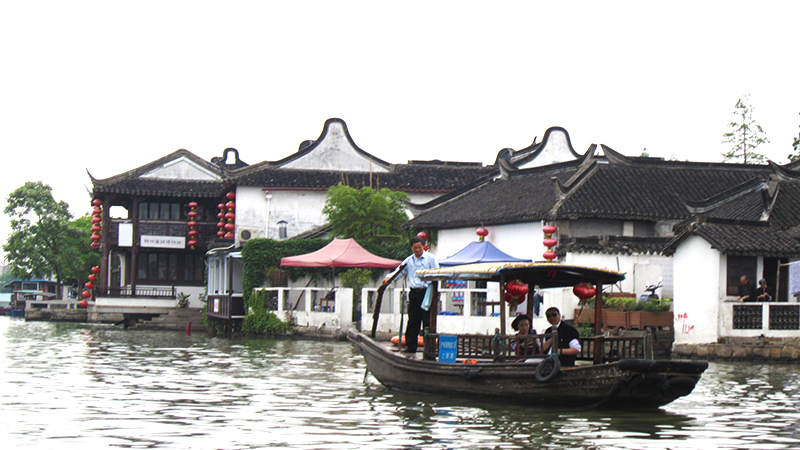 Gondola trip in Zhujiajiao