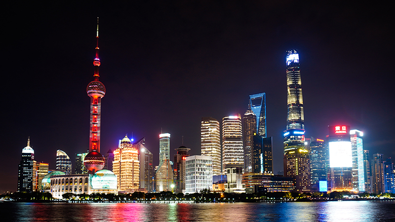 The Bund in Shanghai