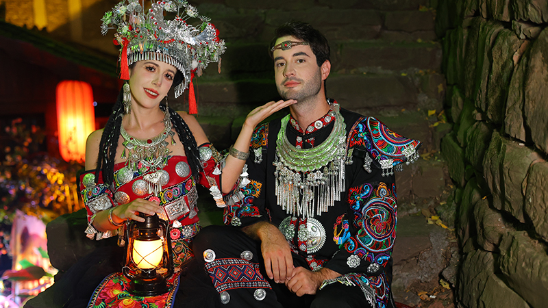 Our clients are trying Miao costumes