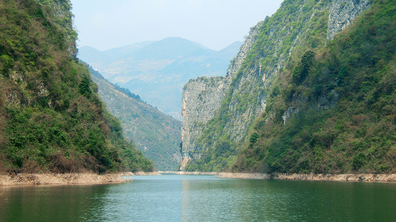 The beautiful view of Yangtze River